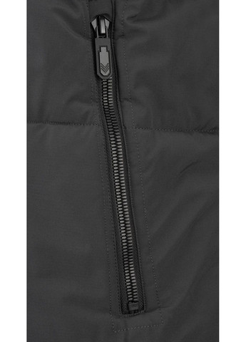 Темно-сіра зимня куртка однотонна чоловіча 9909 shop (2000999148675) Demos