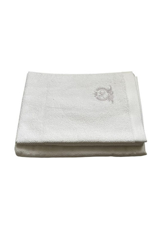 Набір турецьких рушників для ванної 2 шт (150x100 см, 100x50 см) TC303375748 TURComFor білий