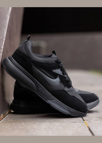 Чорні Осінні чоловічі кросівки No Brand