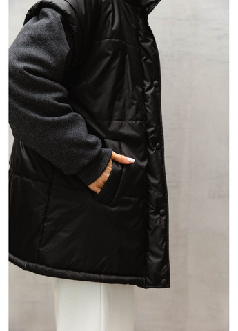 Чорна куртка-жилет Seventeen (358076704)