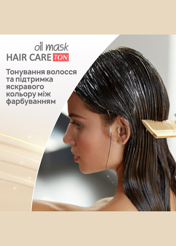 Тонуюча маска для волосся Hair Care Ton oil mask, відтінок 040, чорна кава, 30 мл Acme Color 4823115501899 (328400790)
