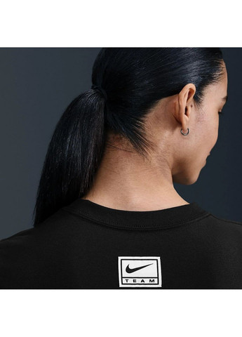 Футболка жіноча Sportswear Slim Cropped T-Shirt Black Nike - (365962252)