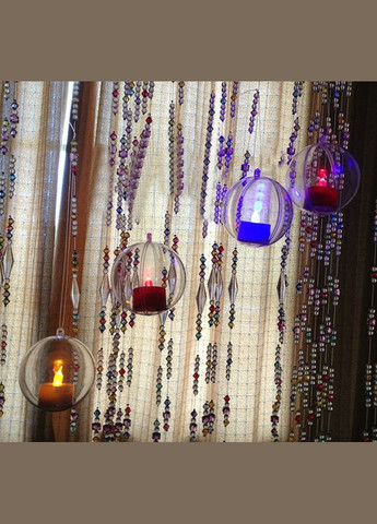 Заготовка роз'ємна Куля, для декору, акрил, 8 см, прозора No Brand (341730635)