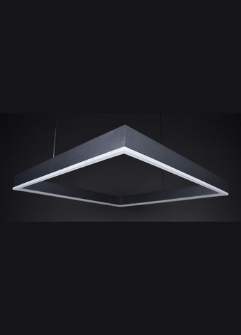 Люстра светодиодная подвесная LED светильник для квартиры на потолок лэд 28006 Черный 20-150х60х60 см. Sunnysky (364494557)