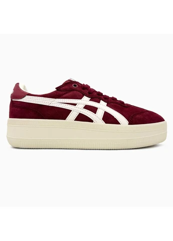 Красные летние кроссовки asics onitsuka tiger tokuten platform burgundy асикс онитсука No Brand