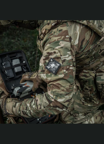 Нашивка Drones Zone PVC Black M-TAC (315047250)