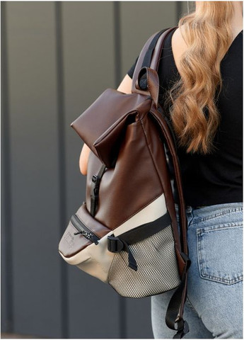 Рюкзак Rene ReneDouble шококлад жіночий Sambag (302519209)