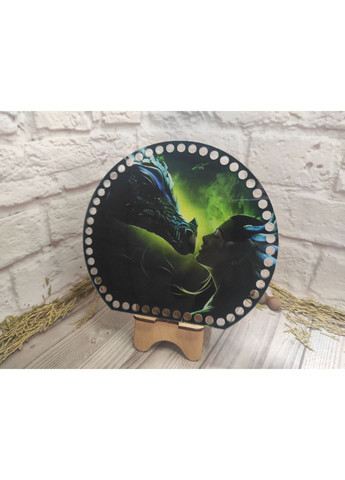 Акриловое донышко для сумок и корзинок 20*18см (срезанный) Он дракон No Brand (361203322)