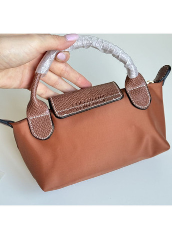 Маленькая женская сумка (желтая) 17×11×5.5 см в стиле Longchamp B&S (368827066)