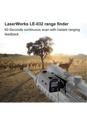 Портативний лазерний далекомір Охота LE032 до 1200м No Brand (331639411)