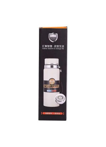 Термос Vacuum Sports 1 л з датчиком температури та ситечком, темно-синій Yiwu (358520550)