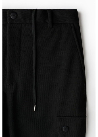 Черные повседневный демисезонные брюки H&M