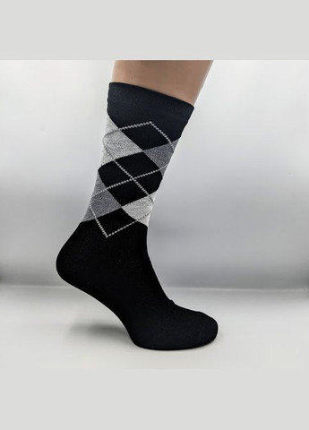 Носки мужские хлопковые «» высокие демисезонные стрейчевые "ромбик" Лео (276256646)