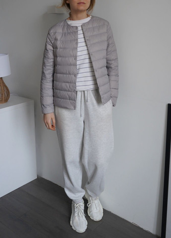 Серый Пуховик One