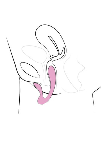 Вибратор G-wave вагинально-клиторальный, 2 мотора, универсальный Adrien Lastic (371390443)