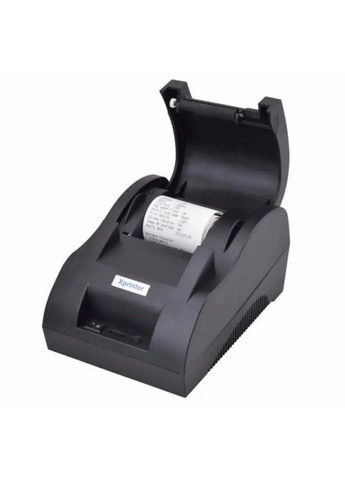 Термопринтер POS чековий принтер XP-58IIH 58 мм пристрій для друку службових чеків Чорний Xprinter (373029470)