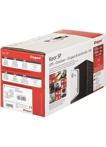 ИБП Keor SP 1500ВА/900Вт 6хС13 (310189) Legrand (322938702)