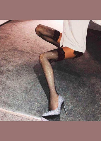 Панчохи зі стразами XS/S/М - Еротична білизна Drive No Brand (327875808)