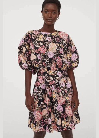 Комбінована святковий сукня H&M з квітковим принтом