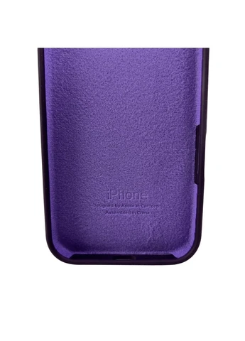 Чохол для смартфона Silicone Full Case AA Camera Protect для Apple iPhone 16 59, Berry Purple Silicone Case (382474341)