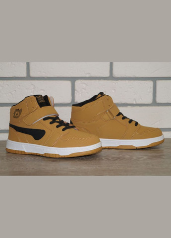 Хайтопи демісезонні дитячі / Черевики демісезонні дитячі коричневі BBT fashion kids (306429266)