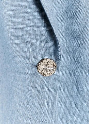 Синий женский жакет Zara однотонный - демисезонный