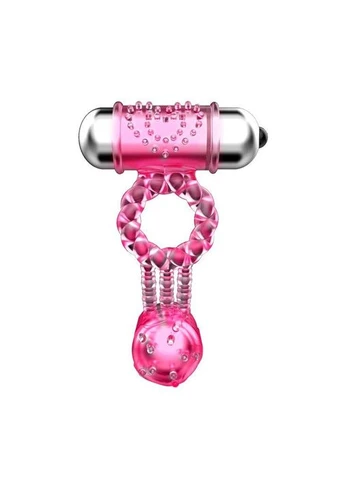 Ерекційне вібро кільце з стимулятором клітора Sweet Vibration Ring, BI - 014080 Baile (383094752)