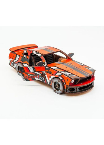 Дерев'яний 3D конструктор Mustang GT Puz-00641, 162 деталей PuzzleOK (363174888)