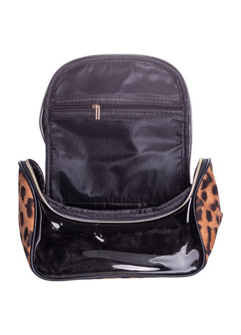 Набор велюровых женских косметичек для дома 2 (шт) косметичка дорожная в сумку для косметики, макияжа, лекарств, кистей Леопард Yiwu (370974041)