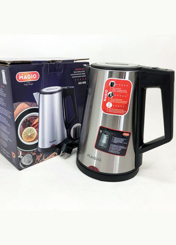 Електрочайник MG-988, гарний електричний чайник, тихий електричний чайник, безшумний чайник Magio (364665724)