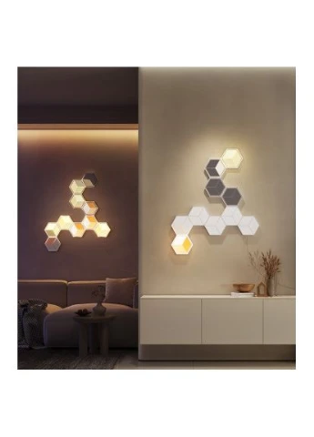 Светильник H106A Glide Hexagon Light Panels Ultra Expansion Pack, 1pc, RGBIC, Wi-Fi/Bluetooth, Purple (H106A007-OF-EU) Govee (394577428)
