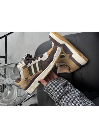 КРОСІВКИ ЖІНОЧІ ADIDAS FORUM 84 LOW BROWN АДІДАС ФОРУМ 84 No Brand комбіновані демісезони (369388552)