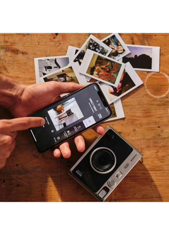 Подарочный набор камера Instax Mini EVO/Фотобумага 100 шт/Чехол/Фотоальбом 108 фото Черный Fujifilm (370674096)
