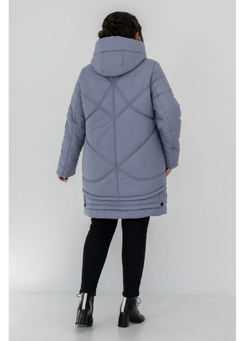 Лавандова зимня пальто прямого силуету єврозима all posa (ap102136p) A'll Posa