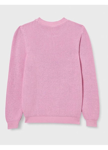 Розовый зимний детский вязаный свитер для девочки розовый (25111273) джемпер Green Cotton