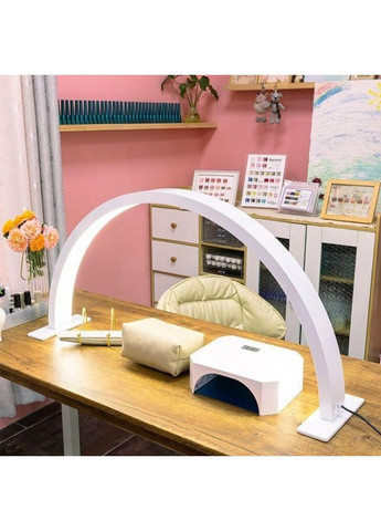 Косметическая бестеневая LED-лампа со стразами Half Moon 50 Вт Белая (2104618696) No Brand (361408656)