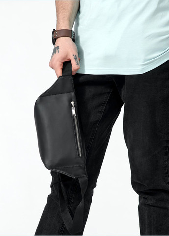 Сумка на пояс бананка Tirso MSS чорна Sambag (325442992)