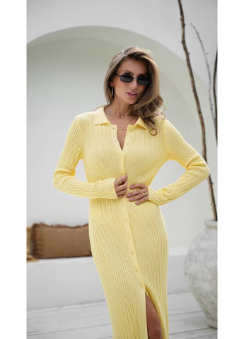 Жовтий повсякденний сукня жіноча Україна однотонна