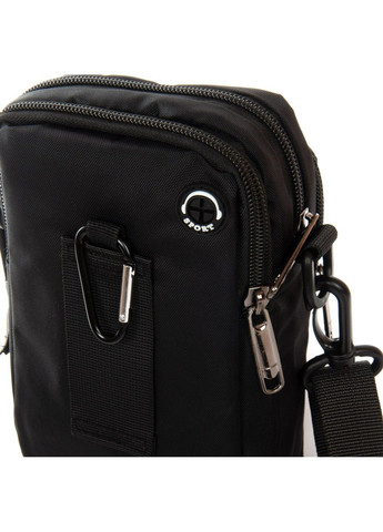 Мужская тканевая сумка через плечо 36013 black Lanpad (293765182)