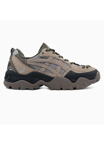 Серые демисезонные кроссовки мужские asics gel-pickax brown/grey асикс гель серые No Brand