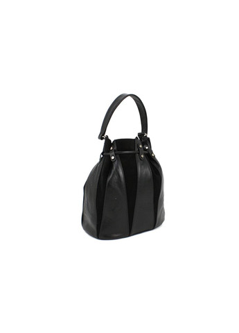 Женская сумка бакет-бэг из натуральной кожи с замшей Borsacomoda (269995053)