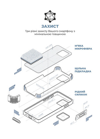 Чехол ICON2 MagSafe для Apple iPhone 15 Plus Winter Blue (ARM72742) ArmorStandart (327885724)