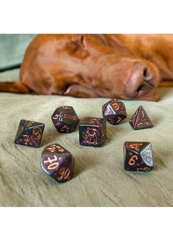 Настільна гра Набір кубиків DOGS Dice Set: Luna (7) Q-Workshop (371882855)