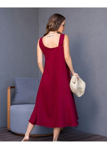 Бордова повсякденний сукні 14123 бордовий ISSA PLUS