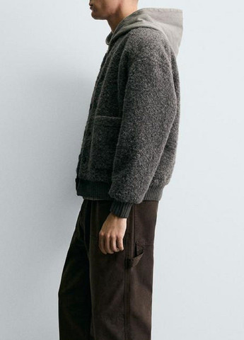 Серый демисезонный кардиган Zara