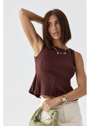 Трикотажный расклешенный топ Lurex — 370379961