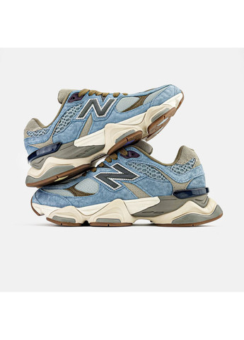Кроссовки женские и мужские New Balance 9060 x Bodega | Нью Беланс 9060 синие No Brand синие демисезоны (368766709)