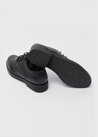 Туфли женские черного цвета Let's Shop на среднем каблуке
