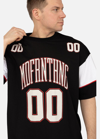 Черная футболка с коротким рукавом мужская цвет черный cb-00271606 Madmext