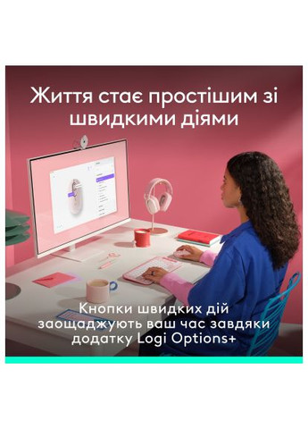 Мышка (910-007413) Logitech POP Mouse With Emoji Bluetooth Rose (366696023)